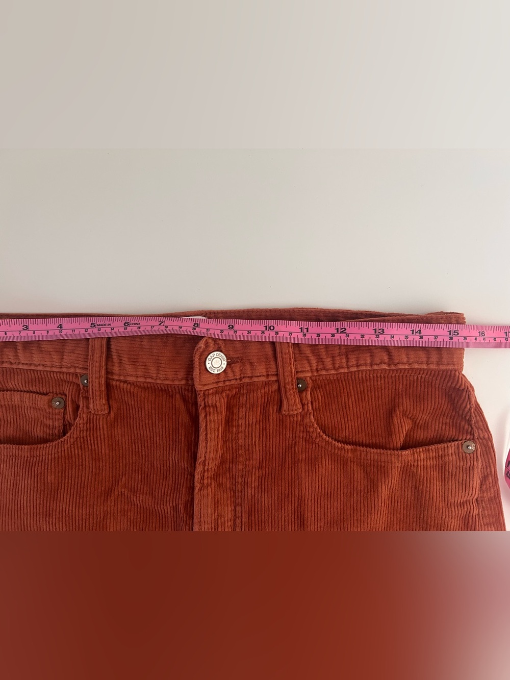 GAP Rust Corduroy Women's Shorts 6/28 NWOT - Picture 5 of 7